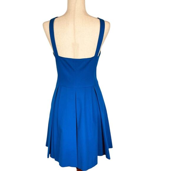 Polo Ralph Lauren Cobalt Blue Fit Flare Sleeveless Dress Size 10 - Picture 7 of 8
